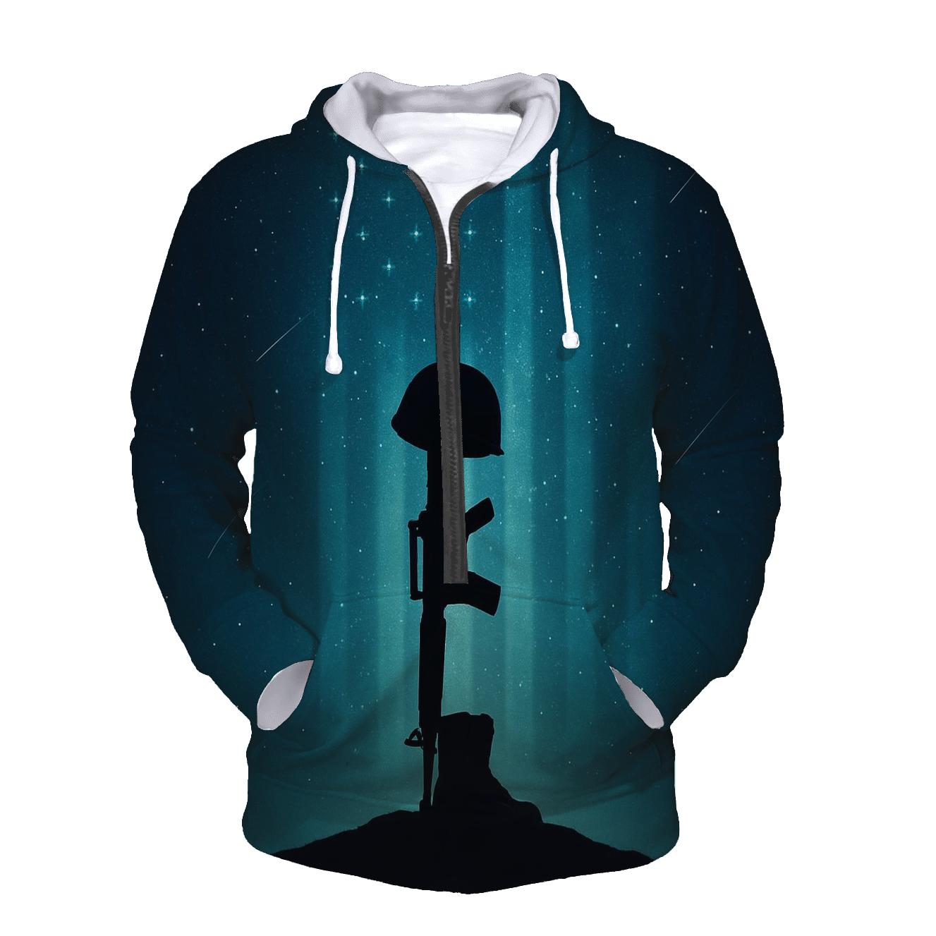 Starlight Over The Battlefield Cross hoodie trends