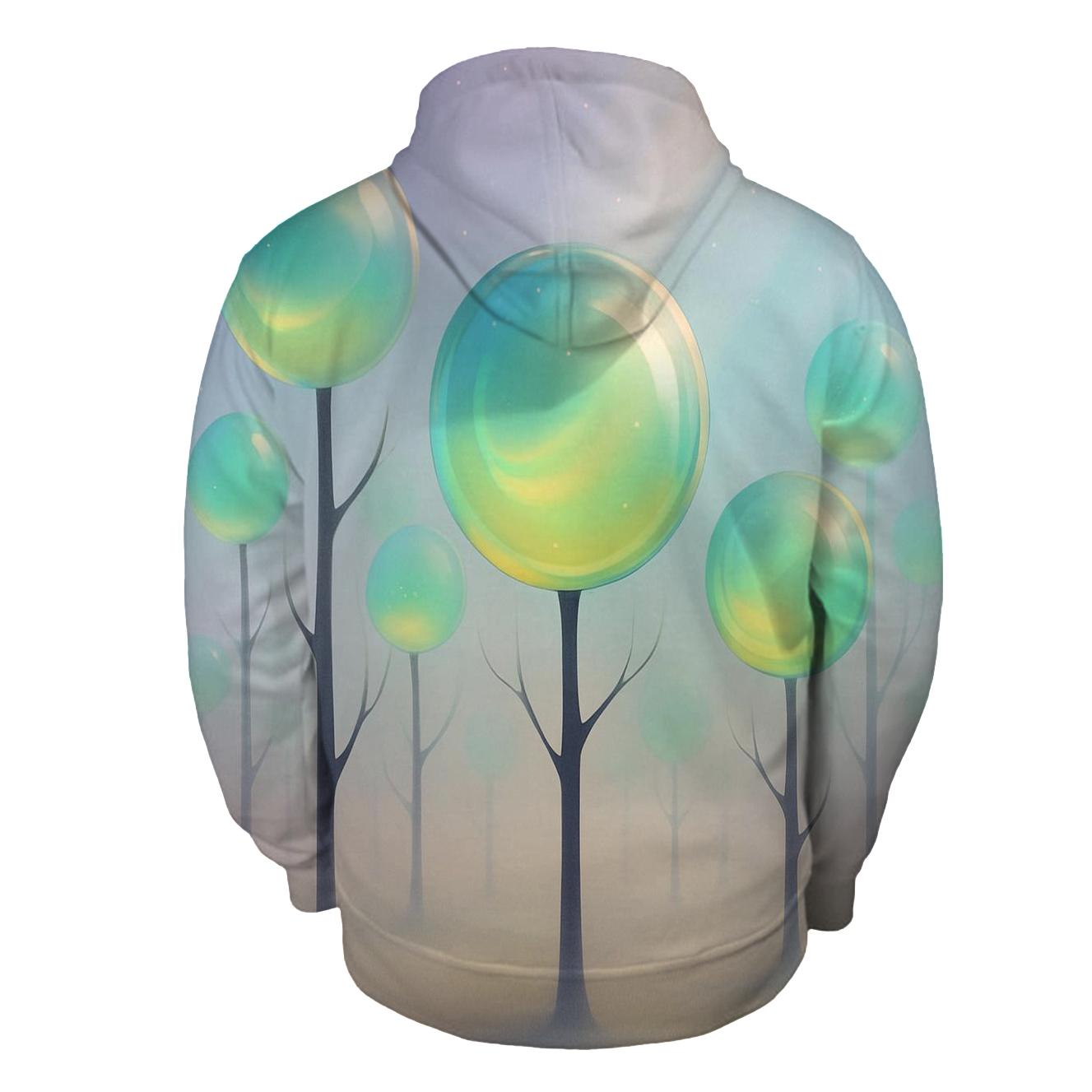 Gradient Orchard Of Glass Orbs hoodie trends