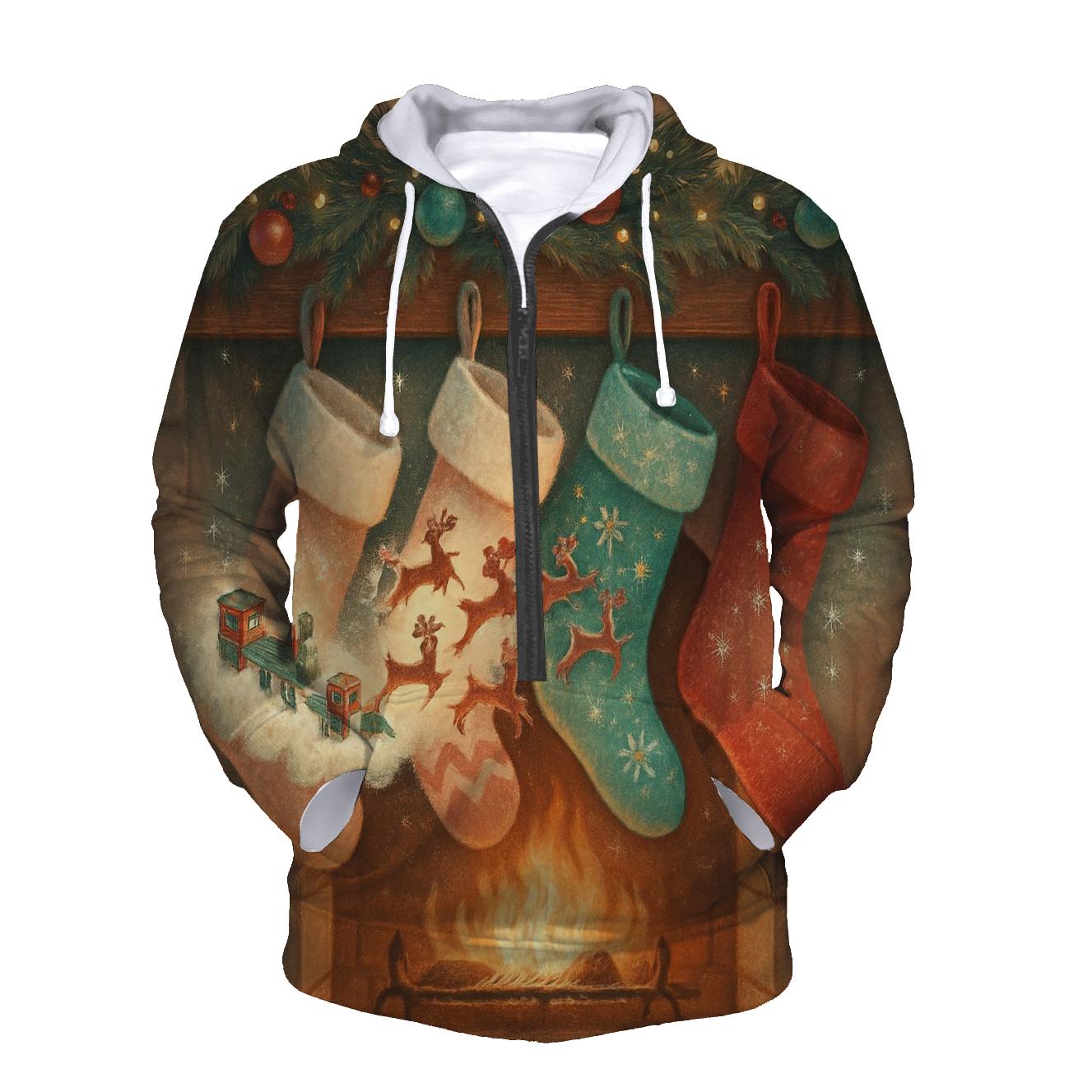 Fireplace Stocking Dreamscape hoodie trends