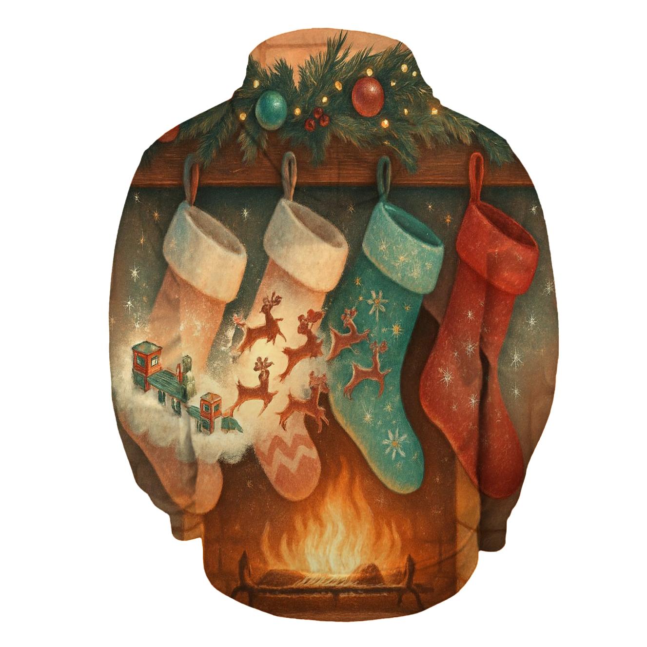 Fireplace Stocking Dreamscape hoodie trends