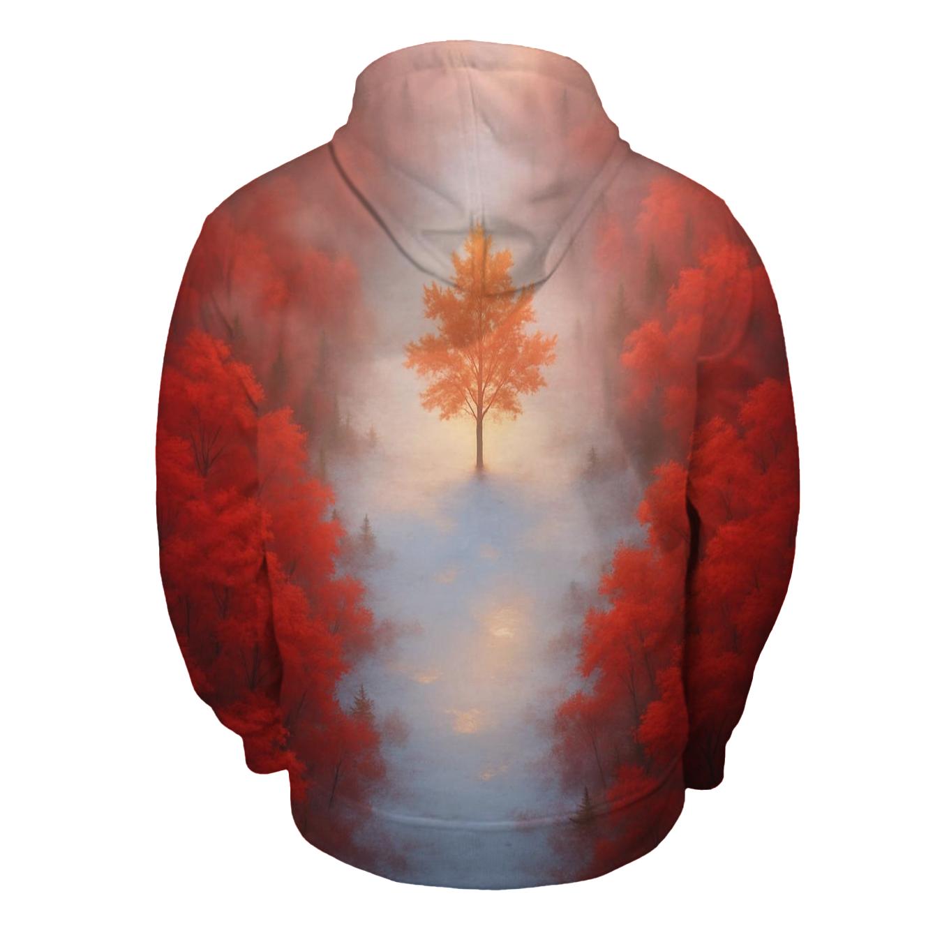 Canadian Forest Flag Canopy lightweight hoodies