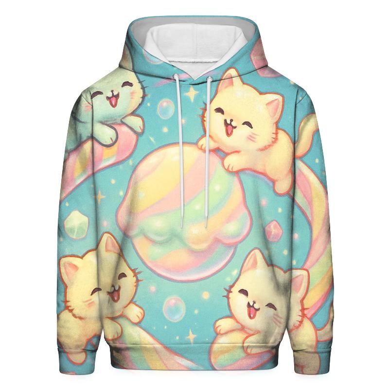 Candy Comet Carousel Cats premium hoodies