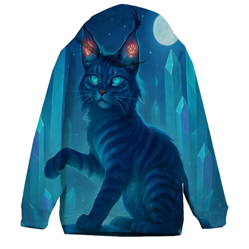Crystal Forest Mystic Lynx hoodies fashion