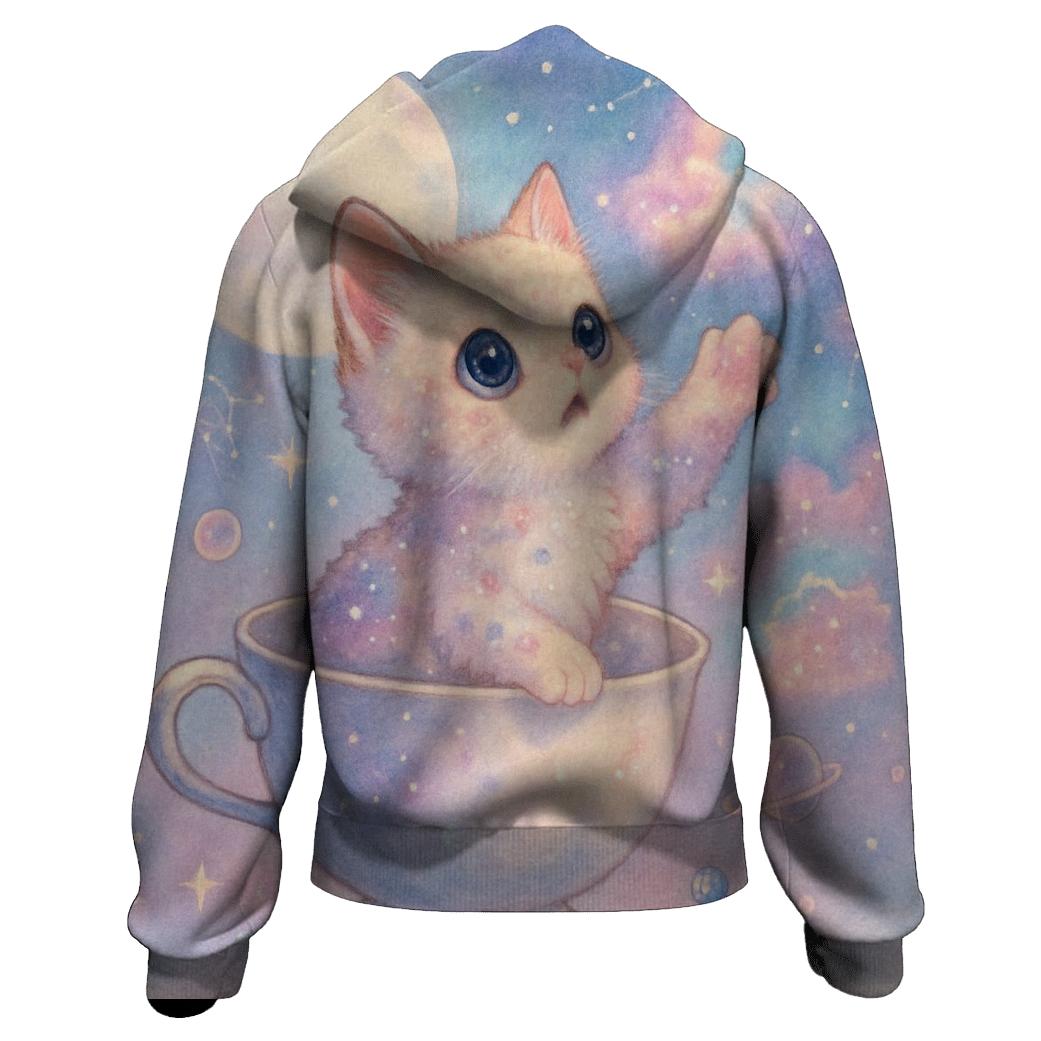 Starlit Teacup Voyager Cat hoodie styles