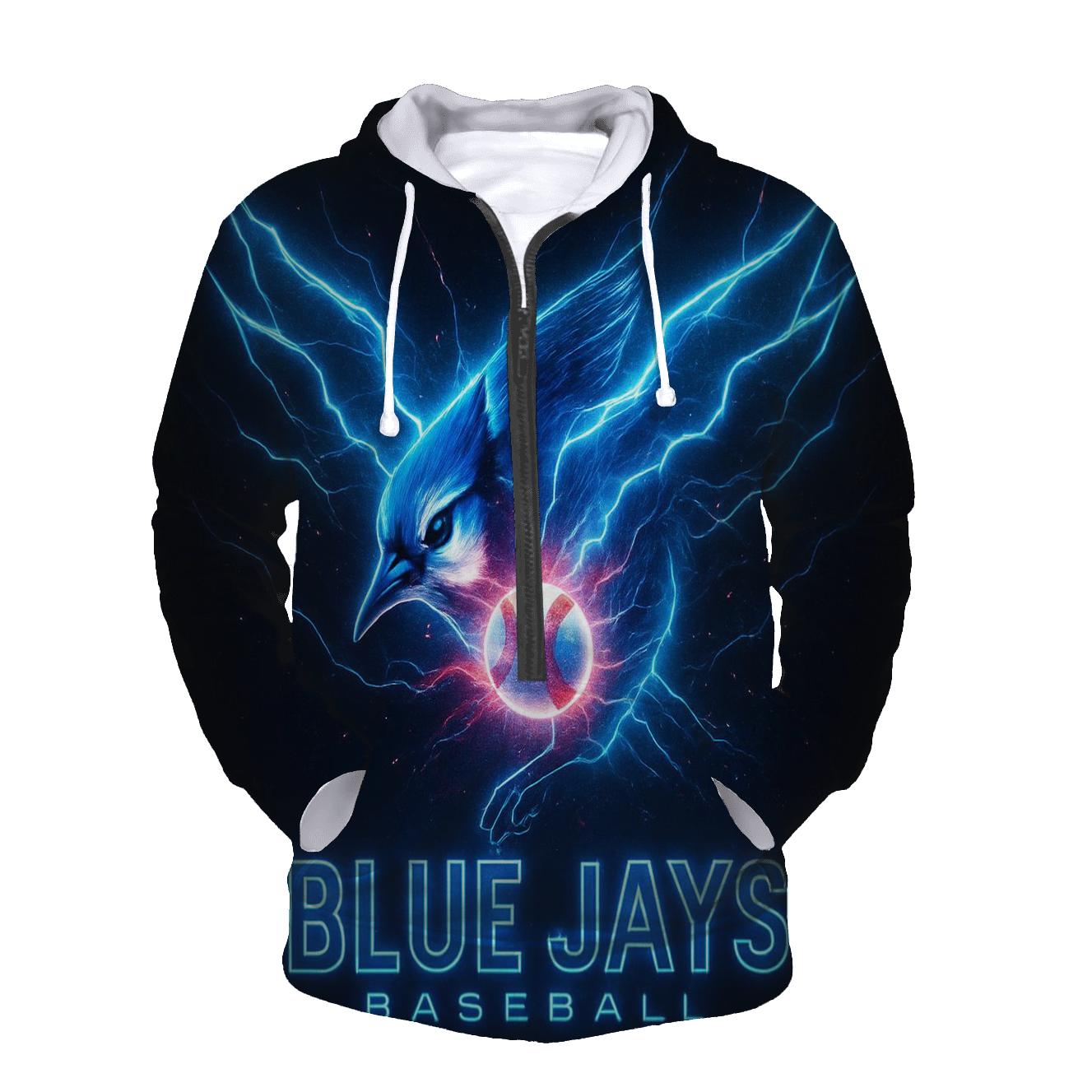 Electric Arc Wings With Blue Jays Power hoodie designs