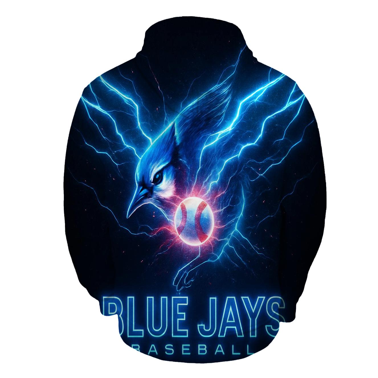 Electric Arc Wings With Blue Jays Power hoodie designs