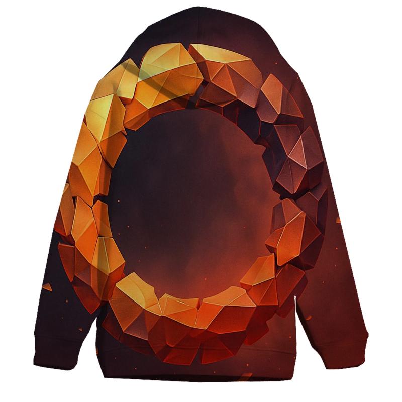 Auric Fractured Gradient Halo hoodies fashion