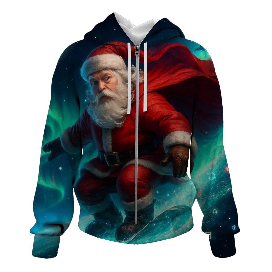 Aurora Trailblazer Santa premium hoodies