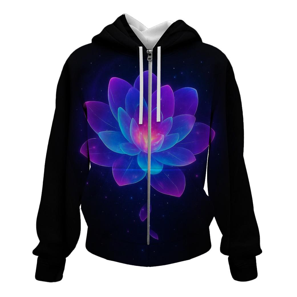 Nebula Bloom Gradient custom hoodies