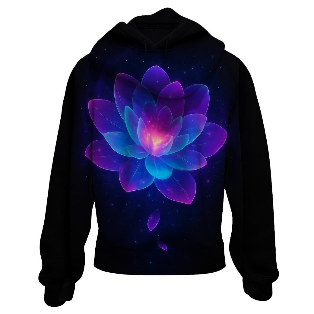 Nebula Bloom Gradient custom hoodies