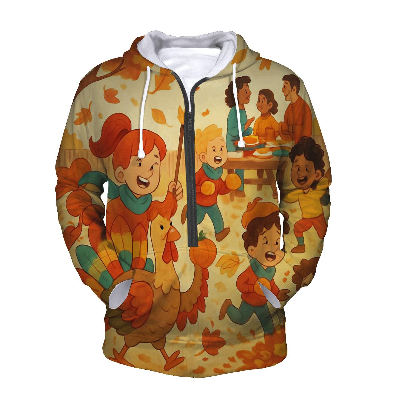 Playful Backyard Turkey Games hoodie trends