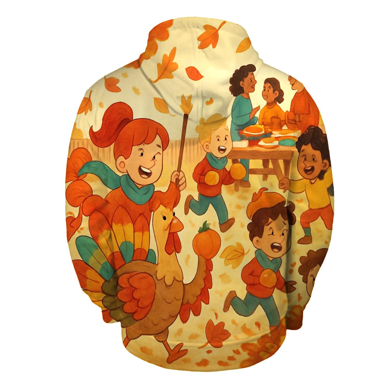 Playful Backyard Turkey Games hoodie trends