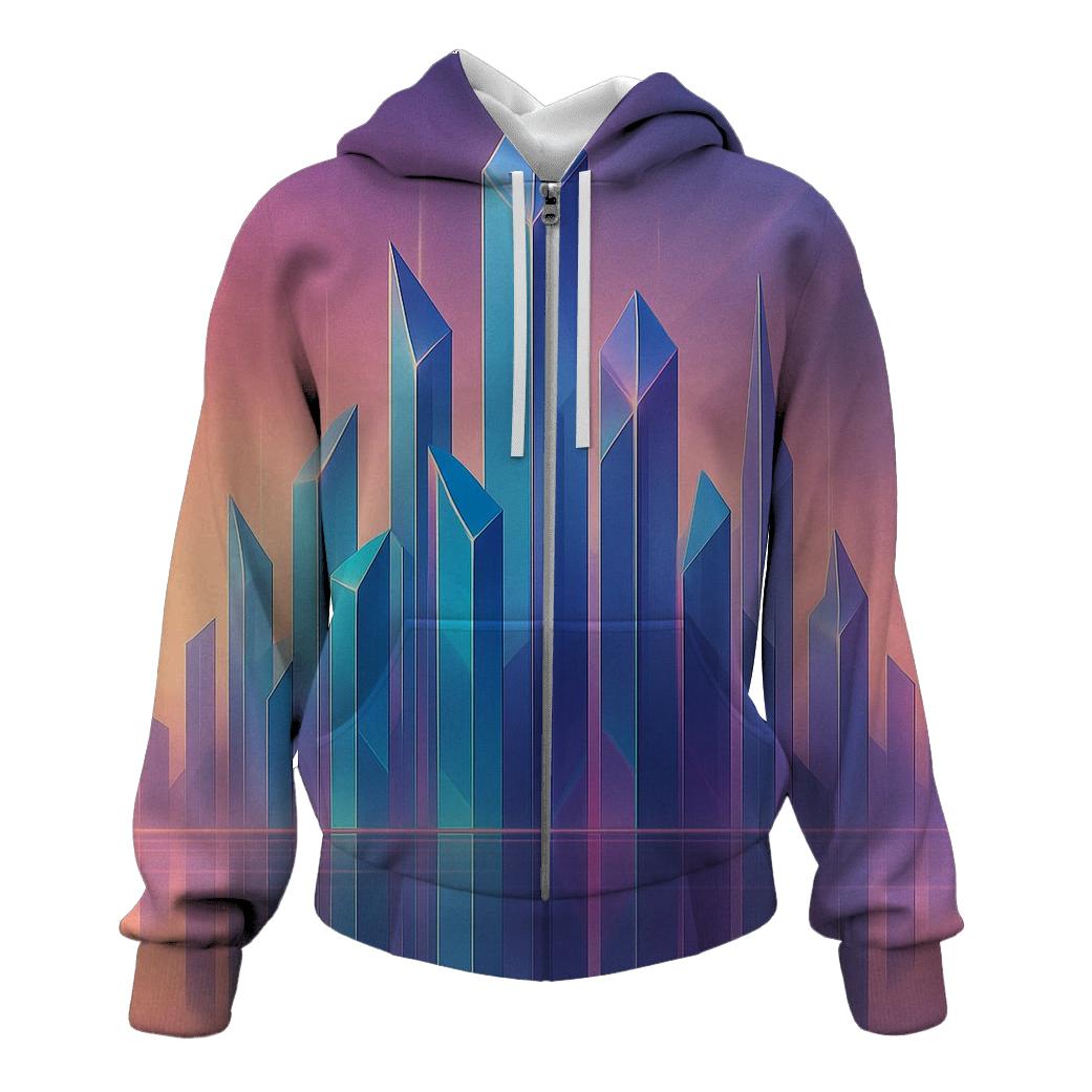 Glass Horizon Gradient City hoodie styles