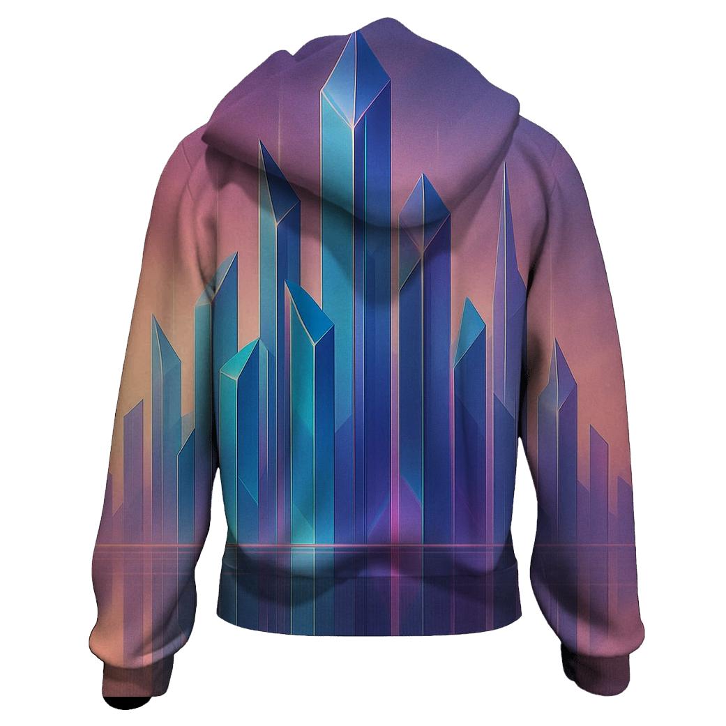 Glass Horizon Gradient City hoodie styles