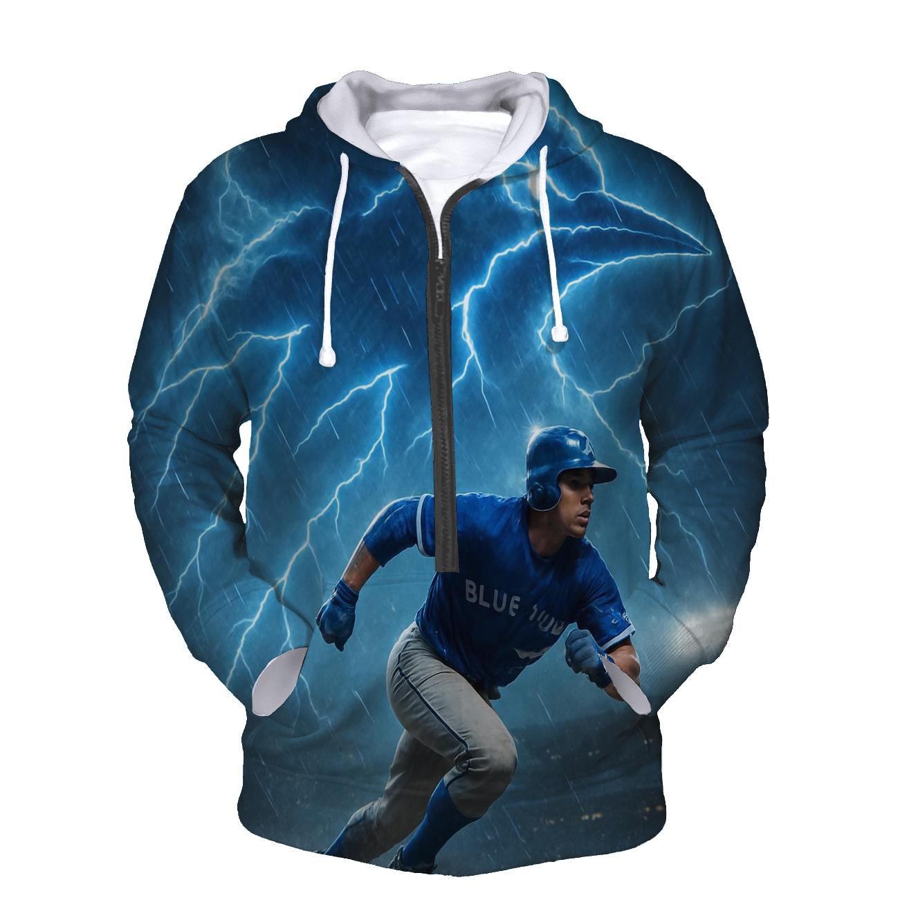 Thundercloud Leadoff Blue Jays Charge heavyweight hoodies