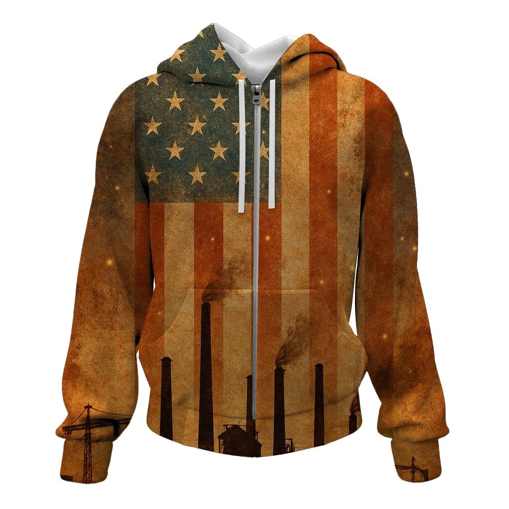 Rustbelt Stars Ascend graphic hoodies