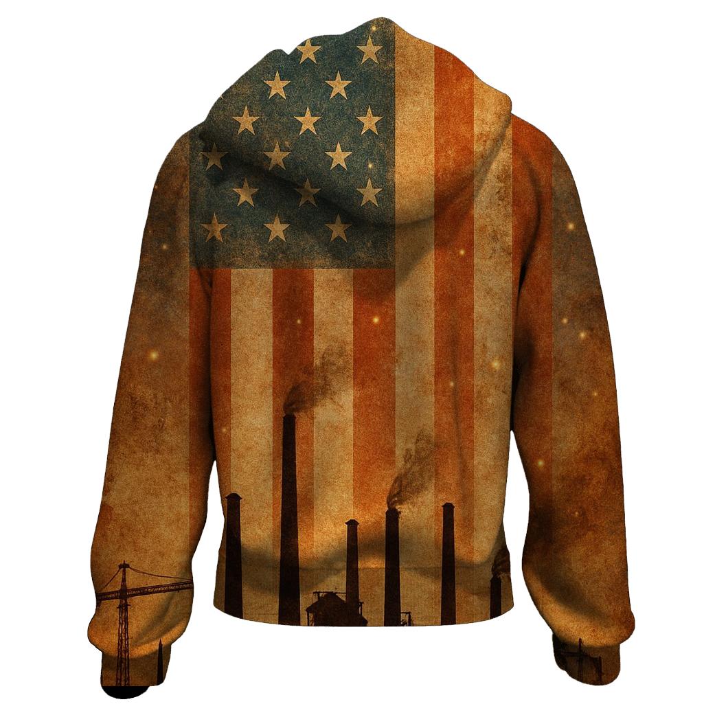 Rustbelt Stars Ascend graphic hoodies