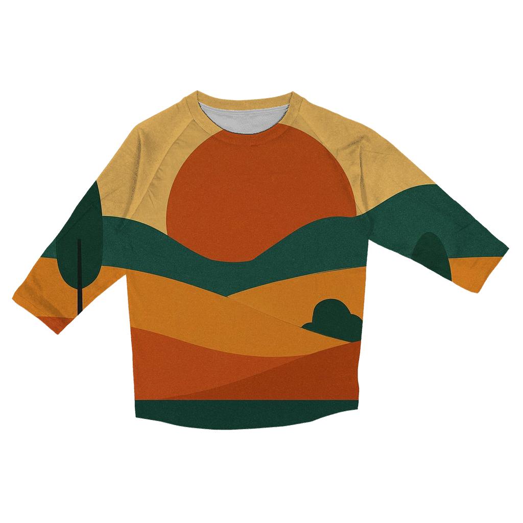 Sunny Groove Horizon trendy 3/4 sleeve tops