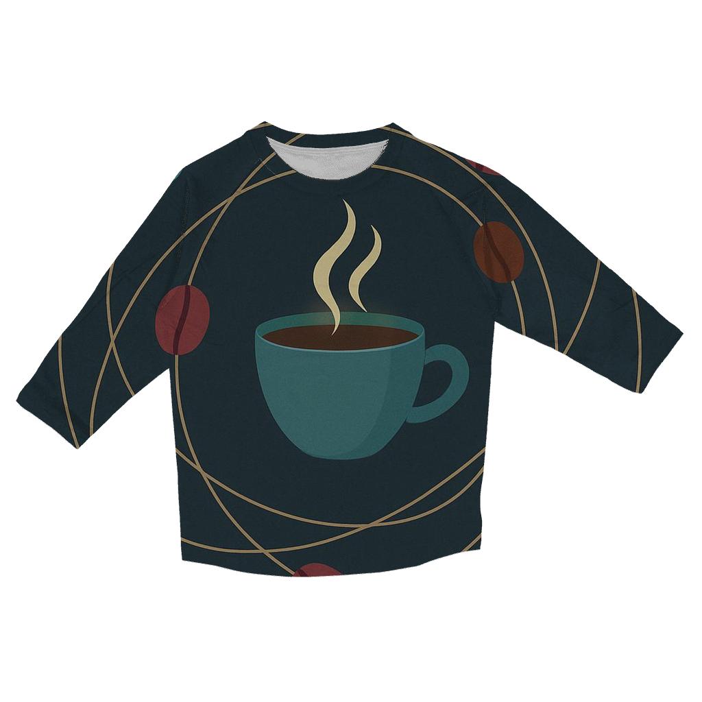 Bean Orbit Lines personalized 3/4 sleeve tees