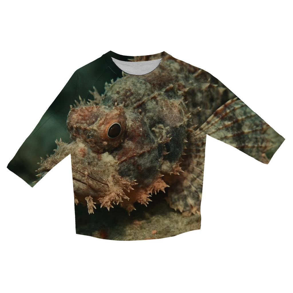 Reef Ledge Ambush Scorpionfish personalized 3/4 sleeve tees