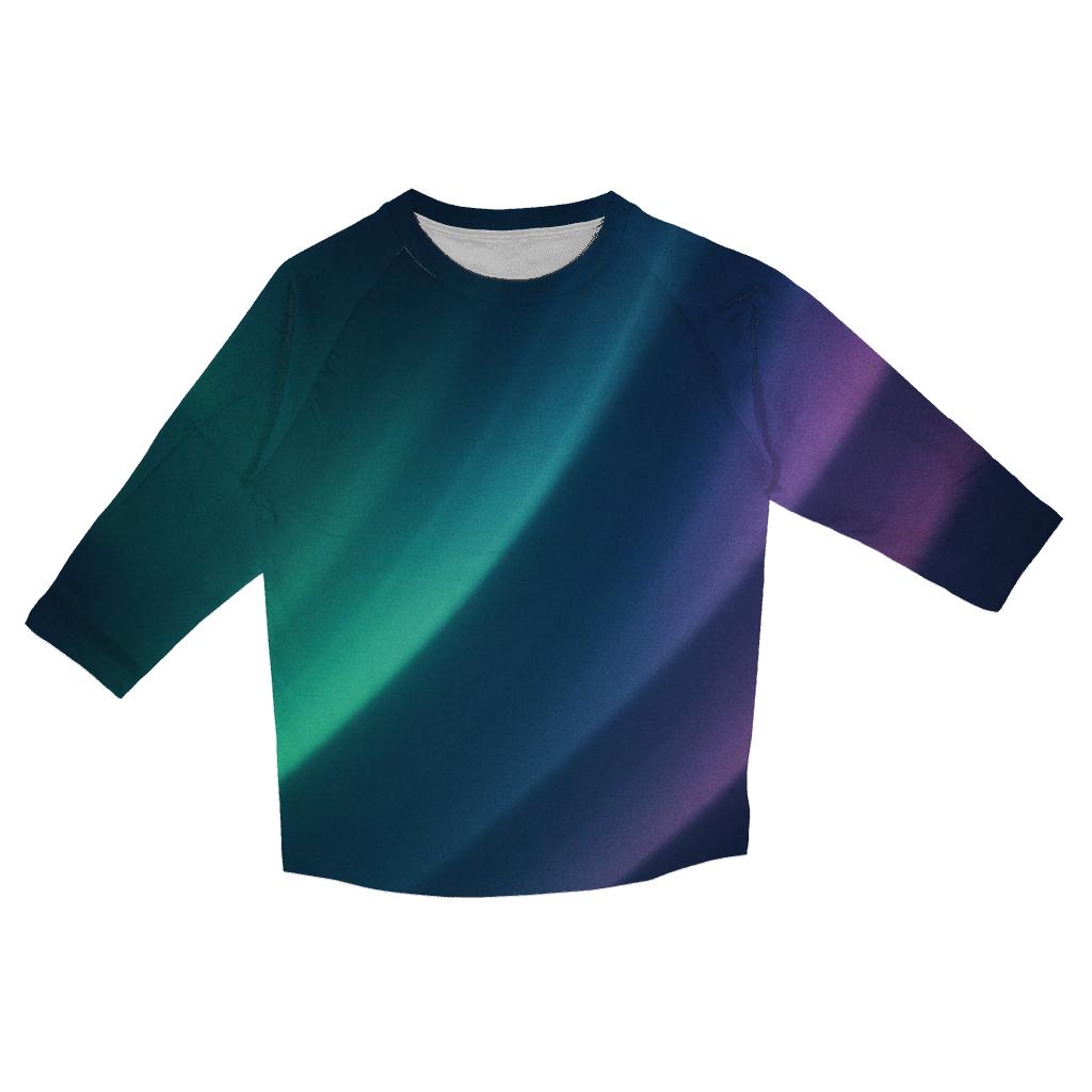 Arctic Aurora Sheets custom 3/4 sleeve shirts