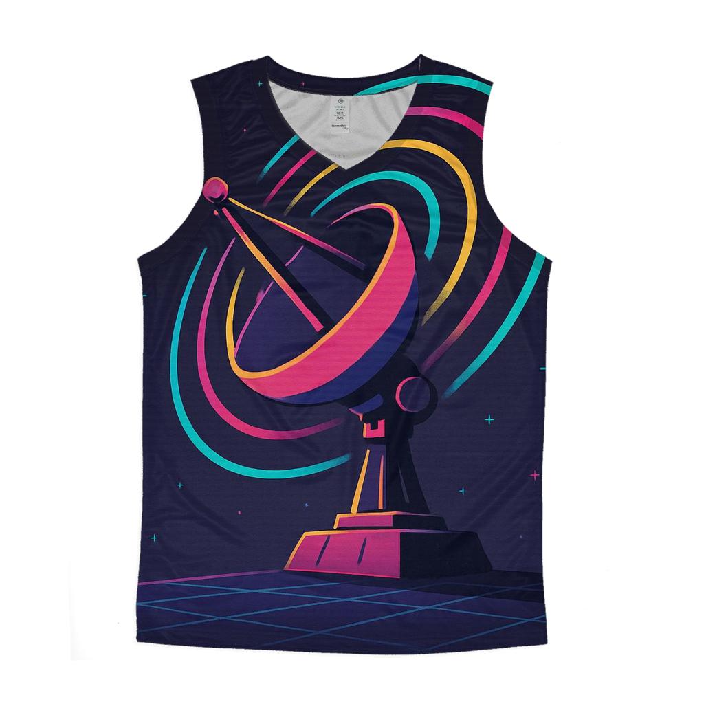 Retro Satellite Signal stylish racerback tanks