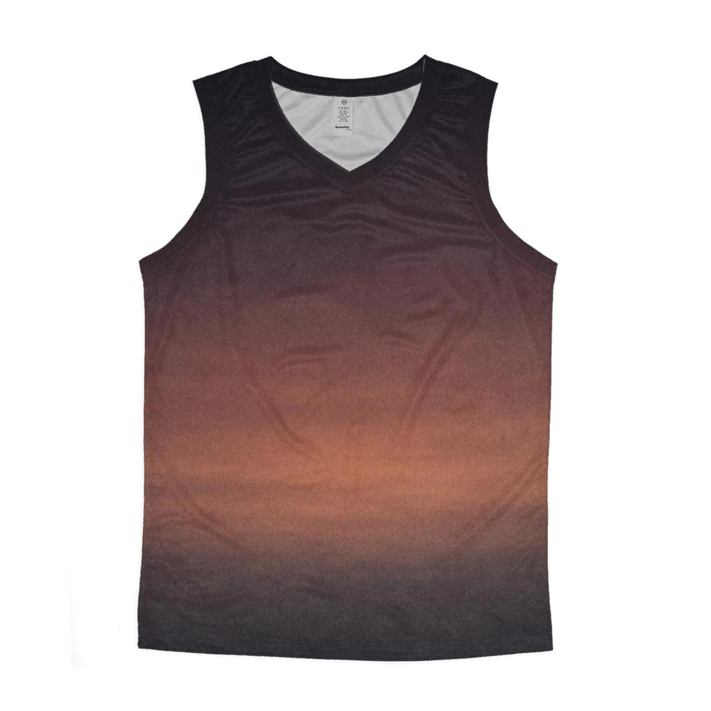 Cinder Sky Horizon sports performance tank tops