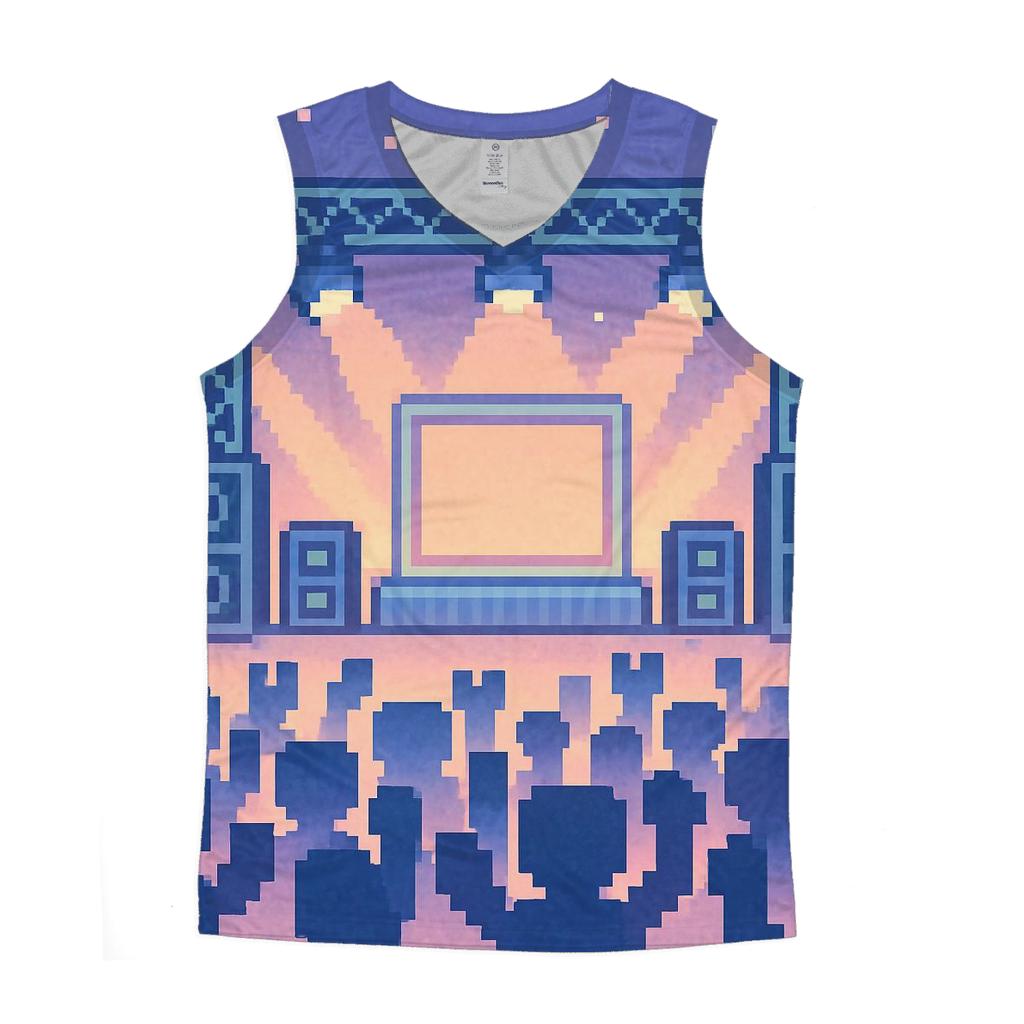 Pixel Stage Jam custom tank tops