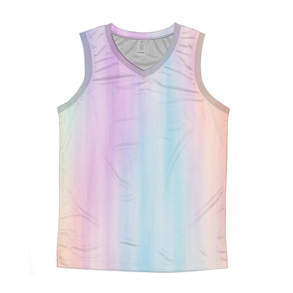 Pastel Rain Drift trendy fitted tank tops
