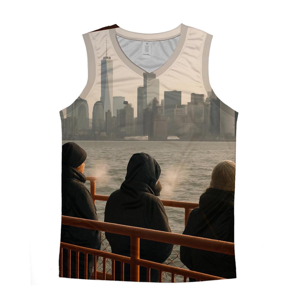 Staten Island Ferry Winter Crossing personalized athletic tanks
