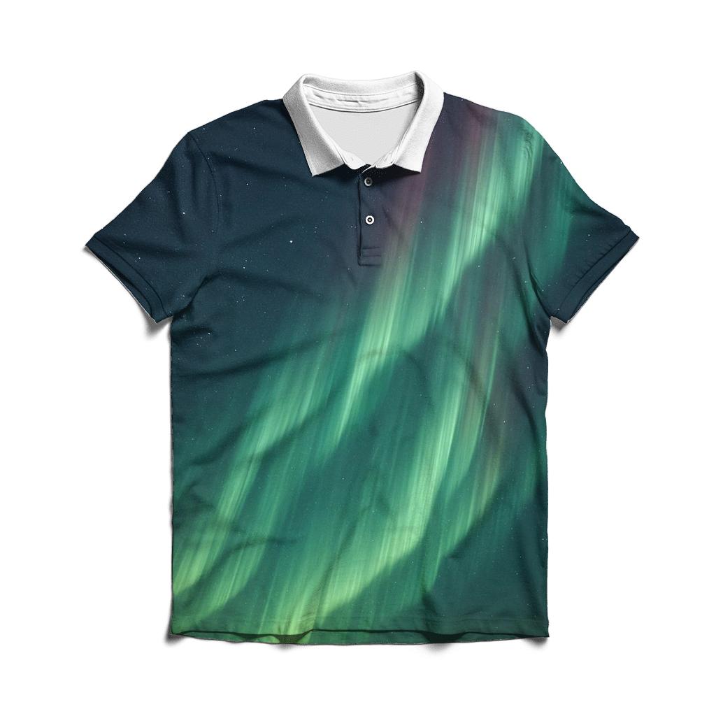 Aurora Sheet Convergence personalized polo shirts