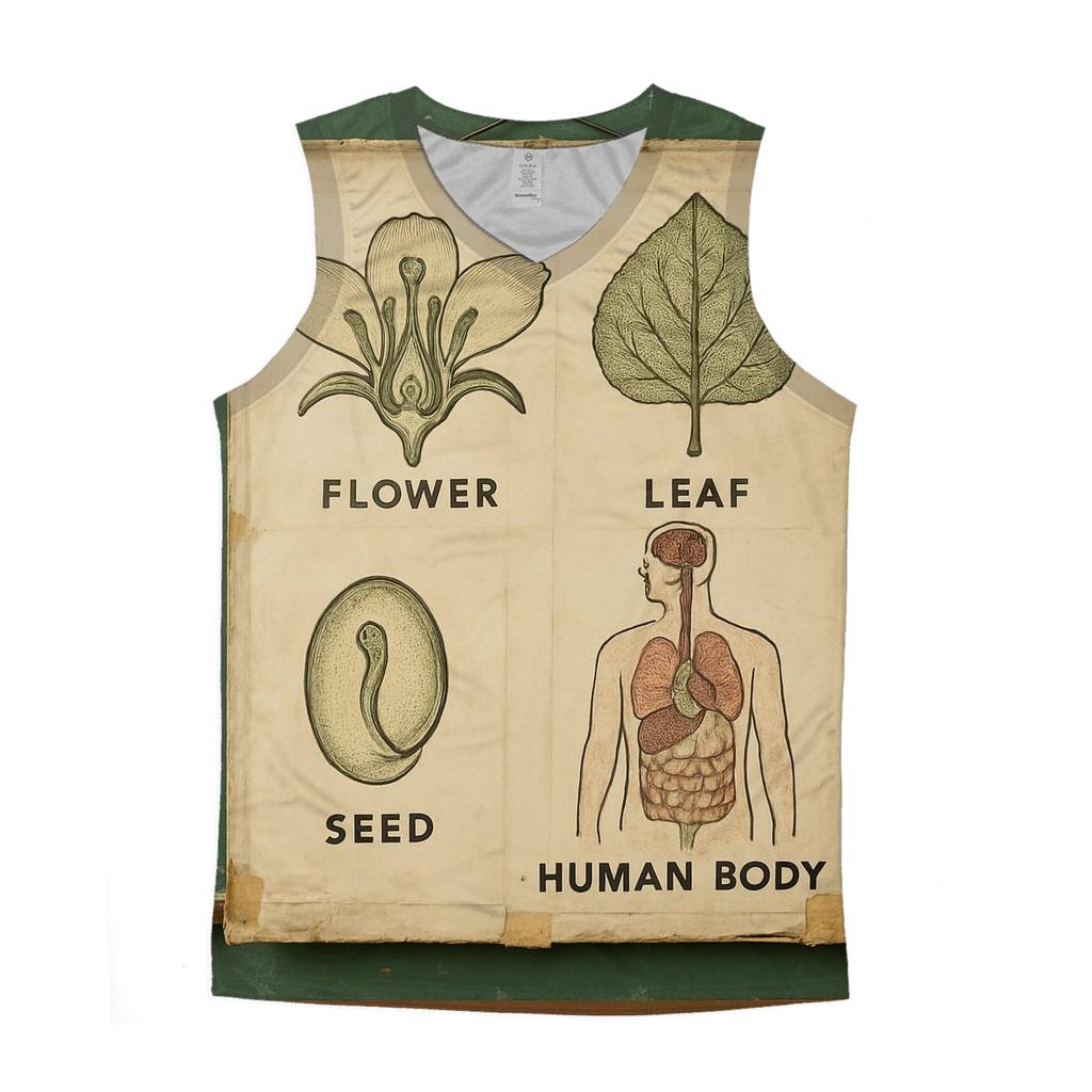 Vintage Classroom Science Chart trendy fitted tank tops