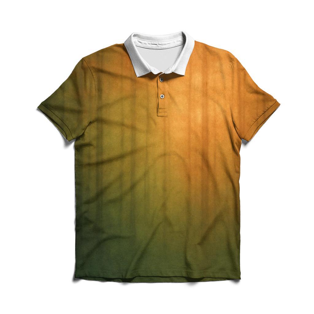 Copper Forest Fade branded logo polo shirts