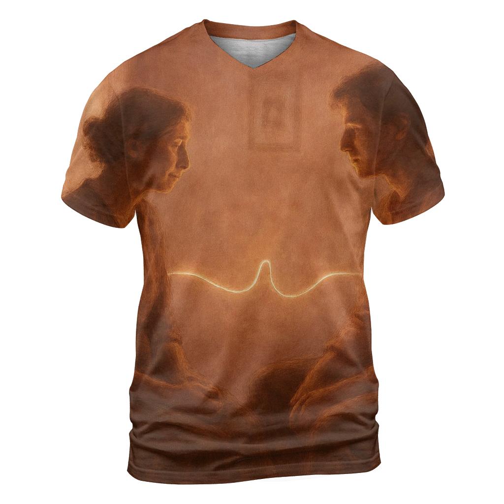 Mother Heartbeat Between Moments custom all-over print shirts