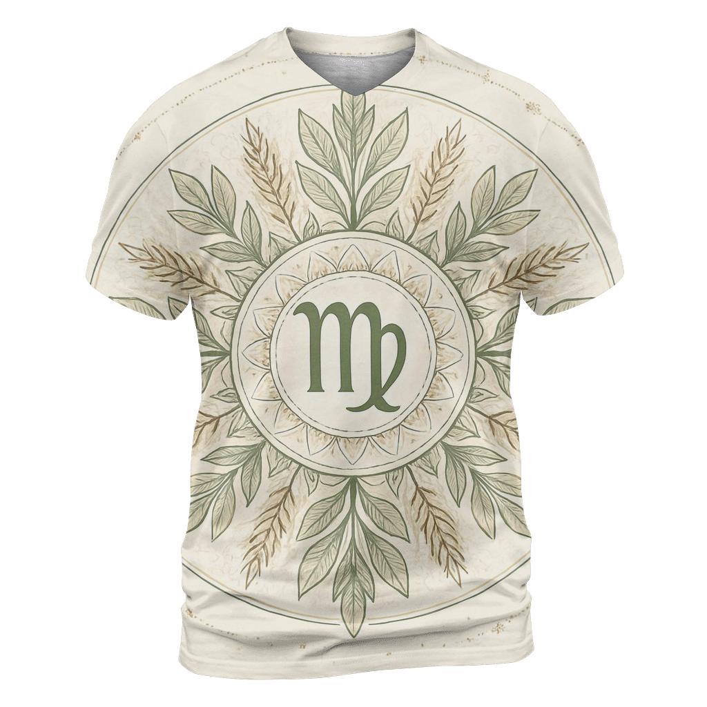 Mystic Virgo Earth Garden Mandala personalized full print shirts