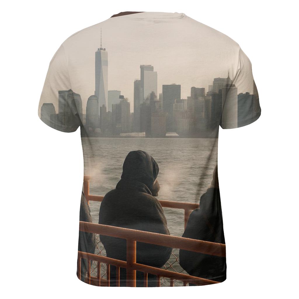 Staten Island Ferry Winter Crossing designer pattern shirts