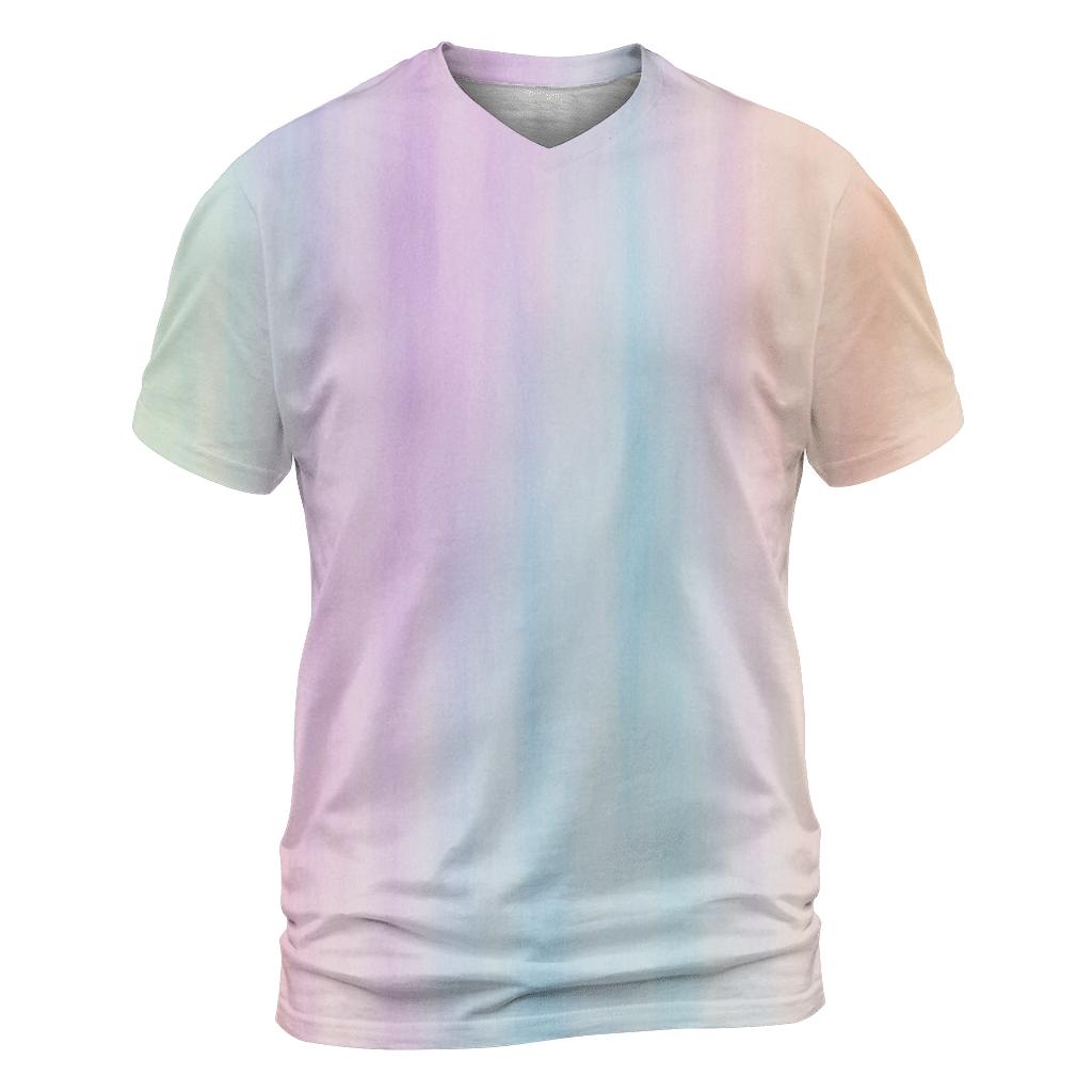 Pastel Rain Drift trendy printed shirt styles