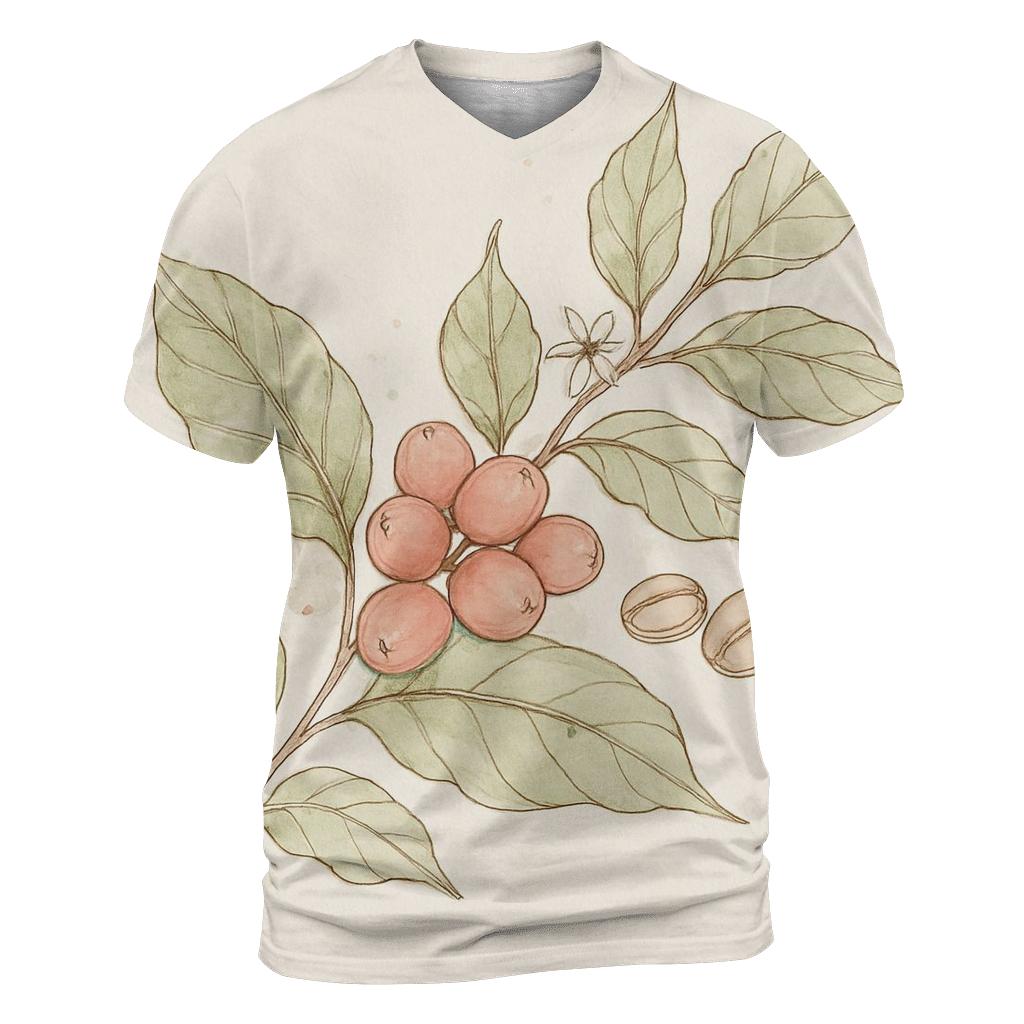 Harvest Branch Sketch unique graphic print tees