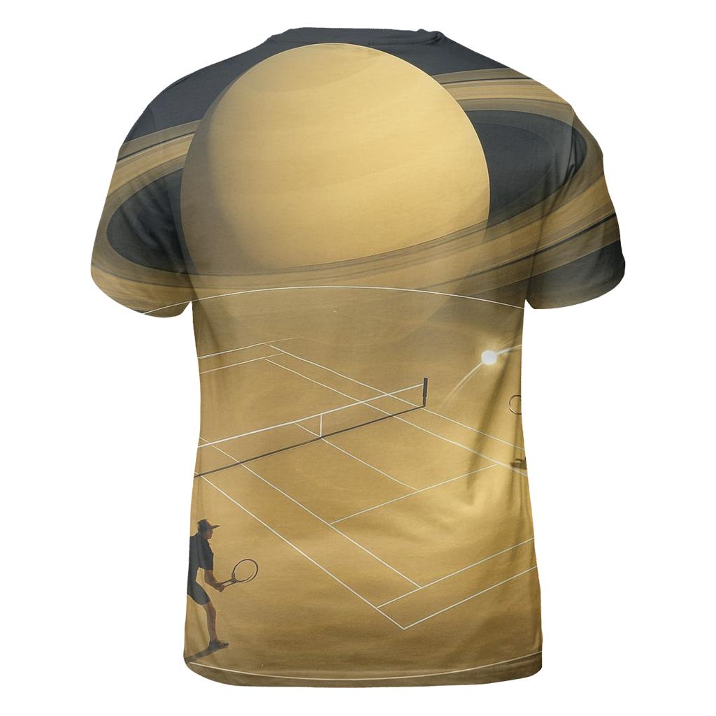 Saturn Rings Tennis Rally personalized full print shirts
