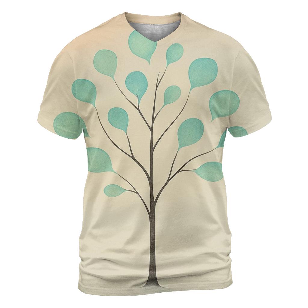Tree Of Quiet Whispers vibrant all-over design tees