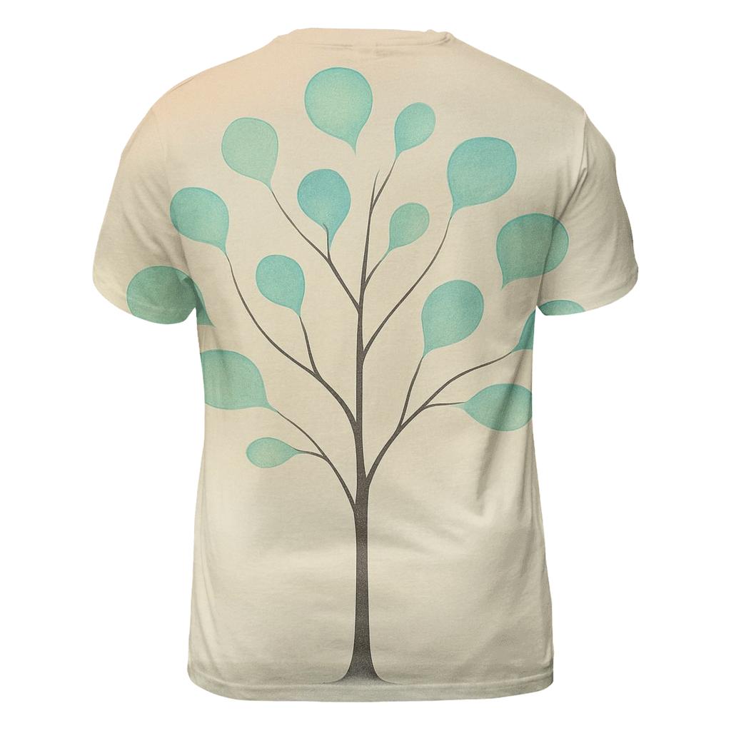 Tree Of Quiet Whispers vibrant all-over design tees