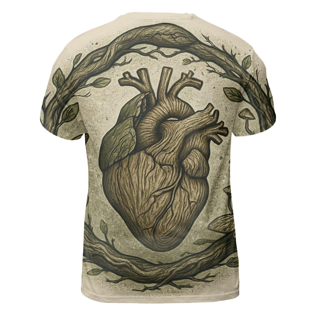 Forest Heart Ouroboros trendy printed shirt styles