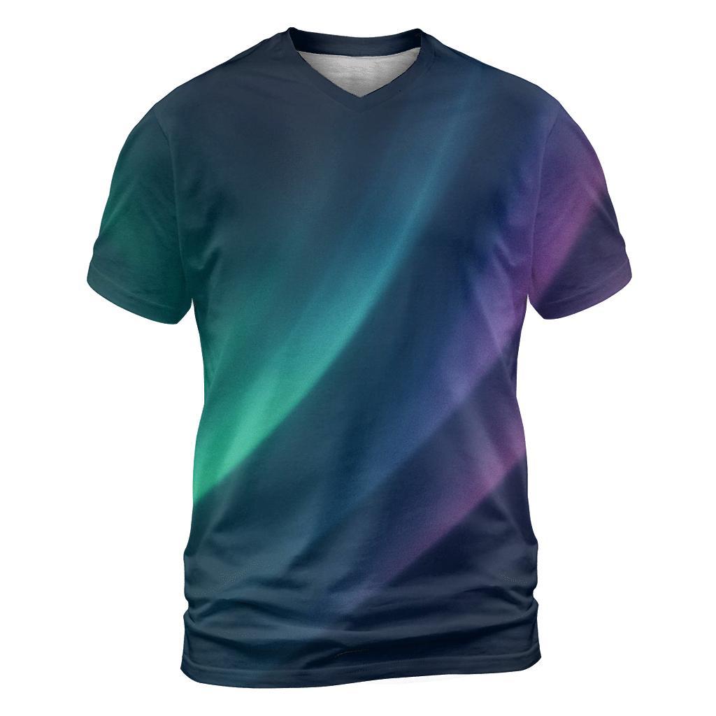 Arctic Aurora Sheets creative print fashion shirts