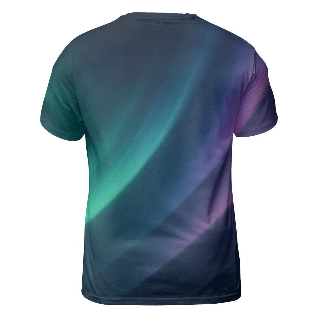 Arctic Aurora Sheets creative print fashion shirts