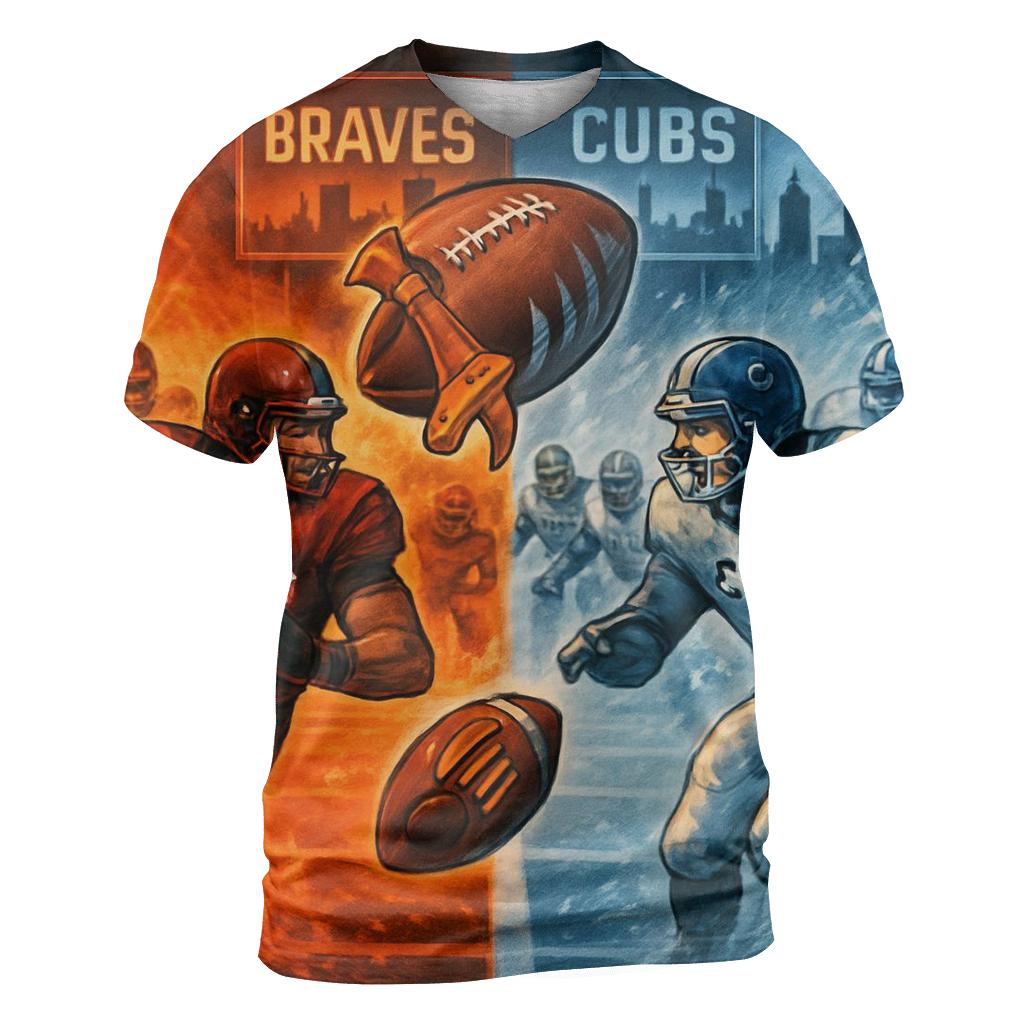 Midfield Fire And Ice Rivalry custom all-over print shirts