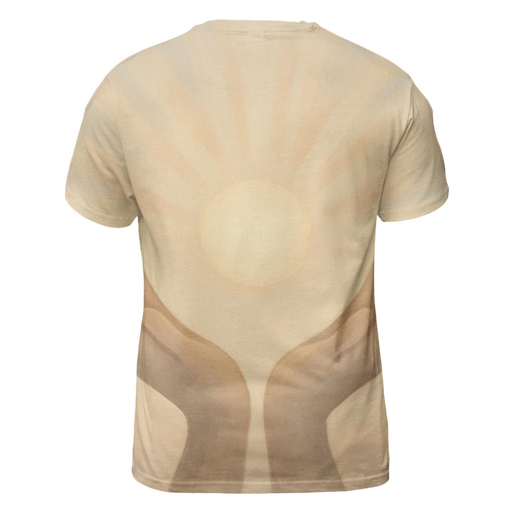 Hands Offering Dawn Light custom all-over print shirts