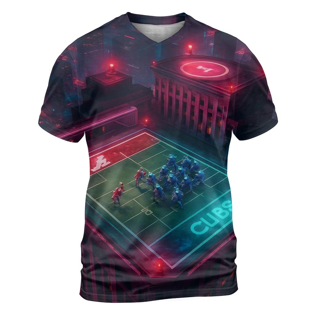 Truist Tower Red Zone Ambush artistic all-over print tops