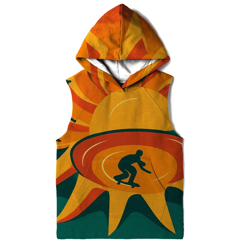 Retro Solar Skate Park pullover hoodies