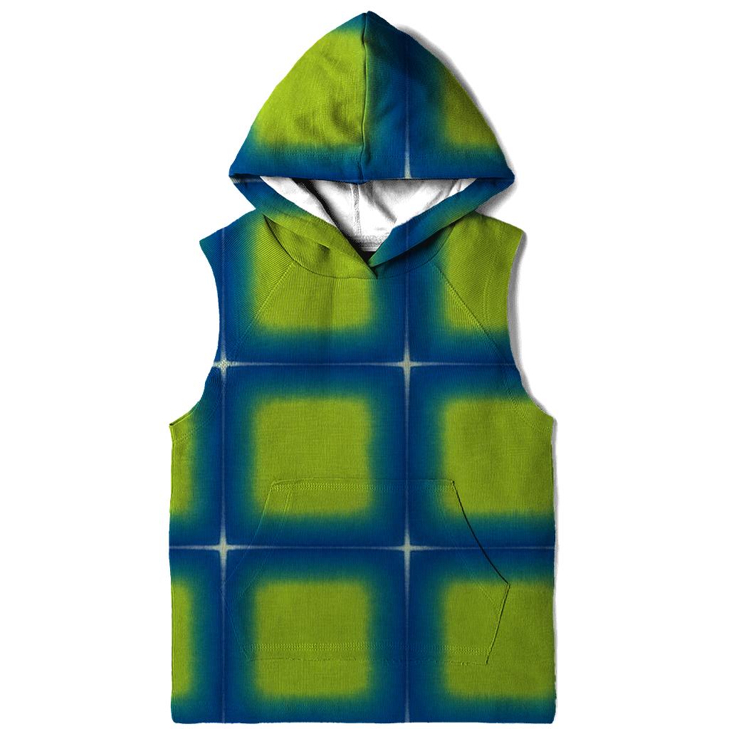 Electric_Grid_Itajime_Contrast zip-up hoodies