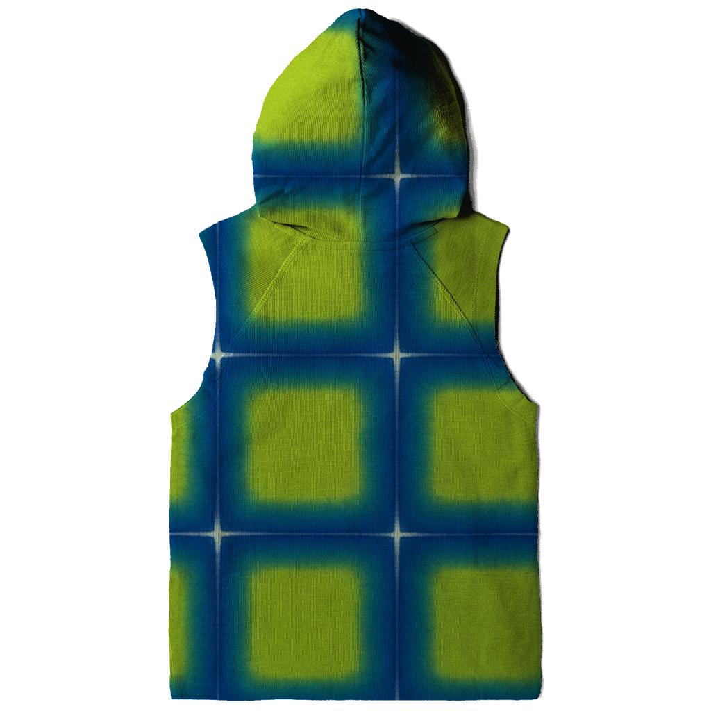 Electric_Grid_Itajime_Contrast zip-up hoodies